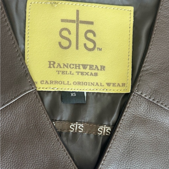 Vintage Western Vest Bundle – Suede, Leather,Corduroy (Lot of 3) Halloween - Picture 5 of 11